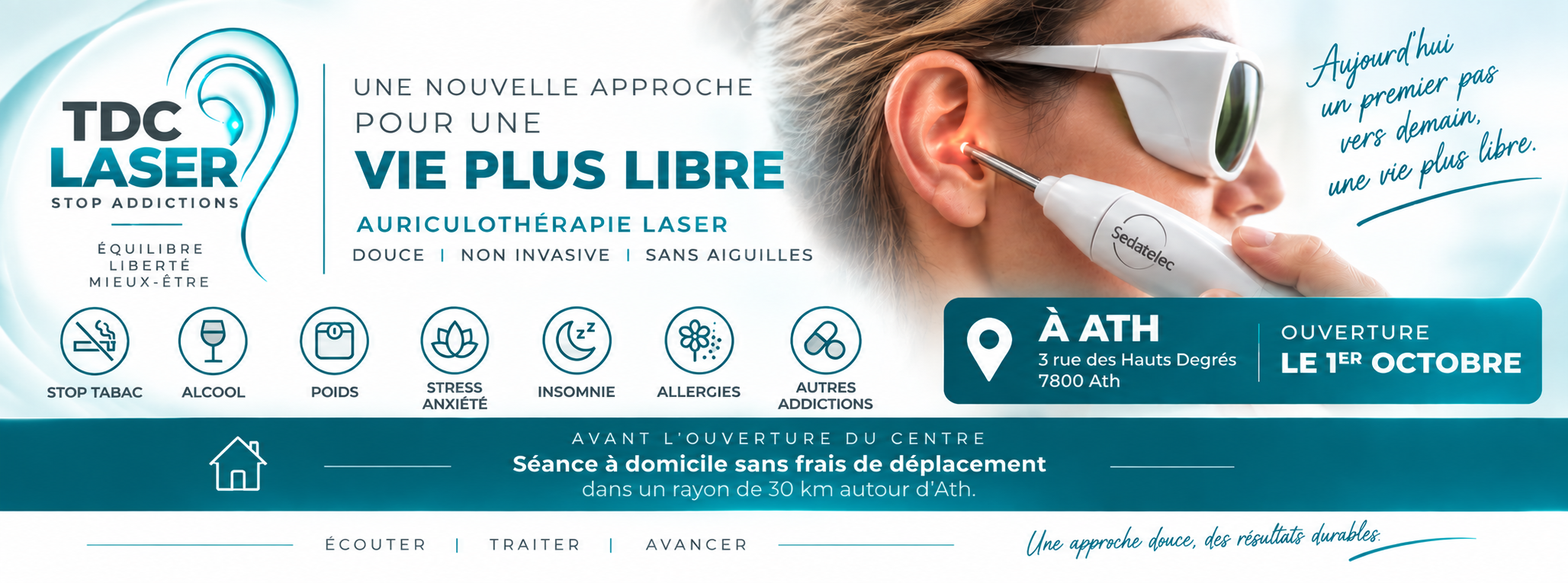 TDC LASER ouvre le 1er octobre au 3 rue des Hauts Degrés à Ath